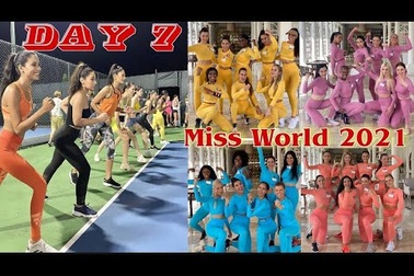 Người đẹp hoa hậu thế giới sôi nổi trong các phần thi phụ