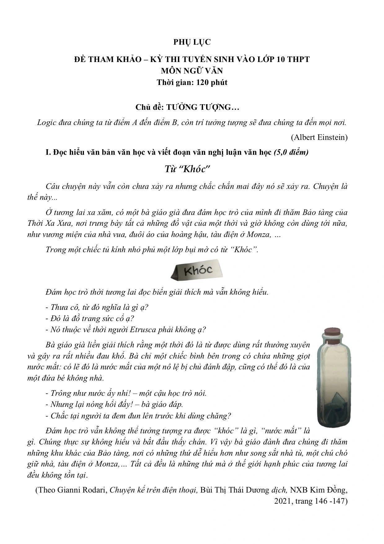 Gợi ý đáp án đề tham khảo môn ngữ văn thi vào lớp 10 ở TPHCM năm 2025 - 7 Gợi ý đáp án đề tham khảo môn ngữ văn thi vào lớp 10 ở TPHCM năm 2025 - 7