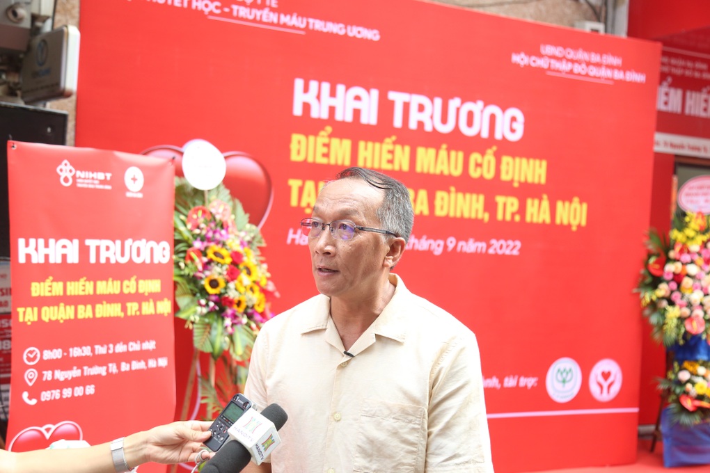 Thêm điểm hiến máu cố định, đi chơi Hồ Tây vẫn có thể hiến máu - 3 Thêm điểm hiến máu cố định, đi chơi Hồ Tây vẫn có thể hiến máu - 3
