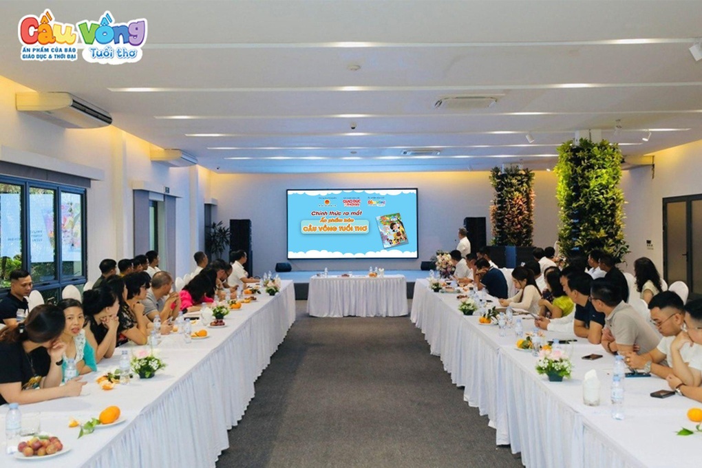 Báo Giáo dục và Thời đại ra mắt ấn phẩm Cầu Vồng Tuổi thơ - 1 Báo Giáo dục và Thời đại ra mắt ấn phẩm Cầu Vồng Tuổi thơ - 1