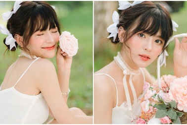 Đẹp chuẩn "nàng thơ", thiếu nữ Bắc Ninh khiến bao chàng thầm thương