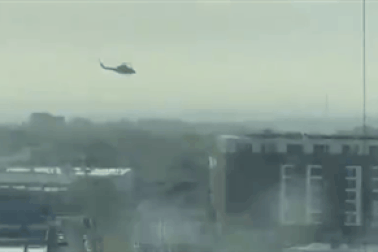 Trực thăng quần thảo ở Washington đo phóng xạ trước bầu cử Mỹ 2020