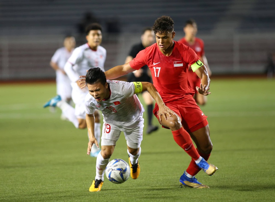 U22 Việt Nam 1-0 U22 Singapore: Đức Chinh ghi bàn quý giá - 16 U22 Việt Nam 1-0 U22 Singapore: Đức Chinh ghi bàn quý giá - 16