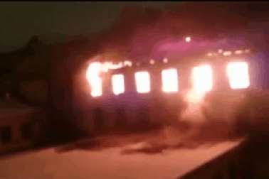 Cháy lớn ở học viện Hải quân Nga