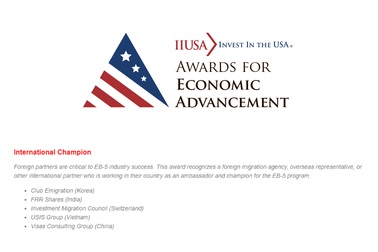 Vượt qua hàng ngàn đại lý USIS Group lọt Top 5 công ty tư vấn đầu tư định cư tốt nhất thế giới