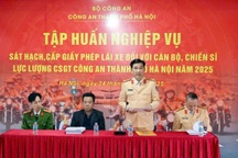 CSGT Hà Nội tập huấn nghiệp vụ sát hạch, cấp giấy phép lái xe