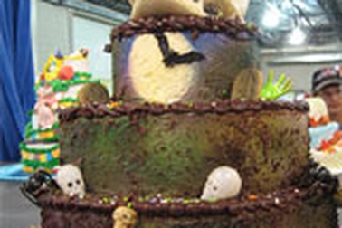 Rùng rợn bánh kem Hallowen