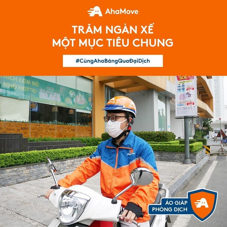 AhaMove tặng thêm hơn 3000 phần quà, hỗ trợ tài xế tới 1 tỷ đồng hậu giãn cách - 1 AhaMove tặng thêm hơn 3000 phần quà, hỗ trợ tài xế tới 1 tỷ đồng hậu giãn cách - 1