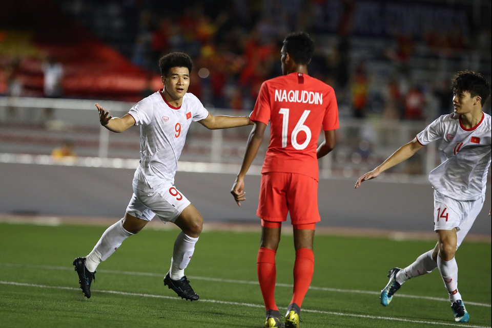 U22 Việt Nam 1-0 U22 Singapore: Đức Chinh ghi bàn quý giá - 4 U22 Việt Nam 1-0 U22 Singapore: Đức Chinh ghi bàn quý giá - 4