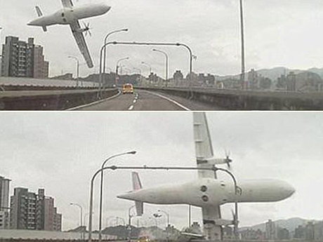 Máy bay TransAsia bị hỏng động cơ phải, phi công tắt động cơ trái
