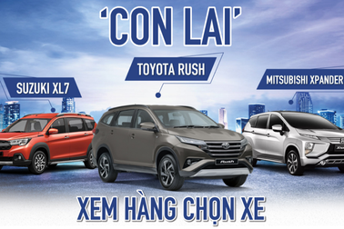 Dưới 700 triệu: Chọn Suzuki XL7, Toyota Rush hay Mitsubishi Xpander?