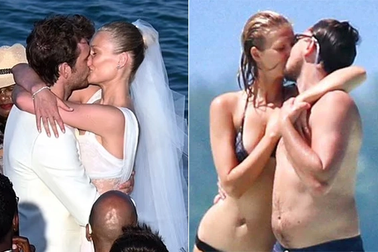 "Tình cũ" của Leonardo DiCaprio đẹp quyến rũ trong lễ cưới lần hai