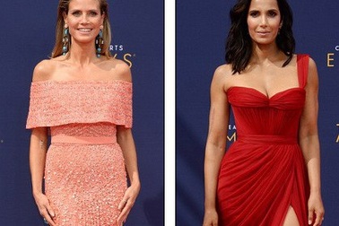 Heidi Klum gợi cảm bên Padma Lakshmi