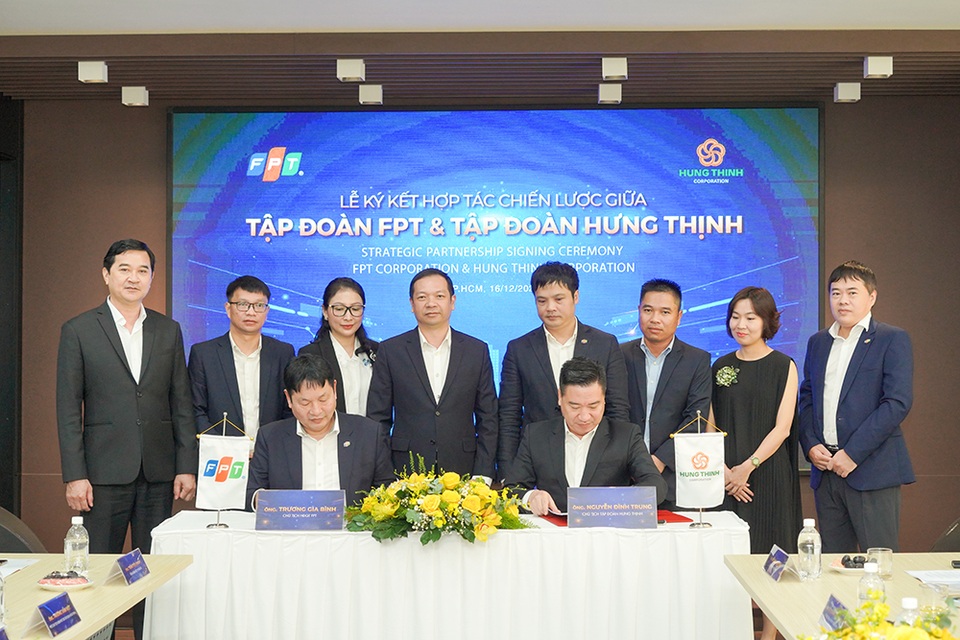 Tập đoàn Hưng Thịnh ký kết hợp tác chiến lược cùng Tập đoàn FPT - 1 Tập đoàn Hưng Thịnh ký kết hợp tác chiến lược cùng Tập đoàn FPT - 1