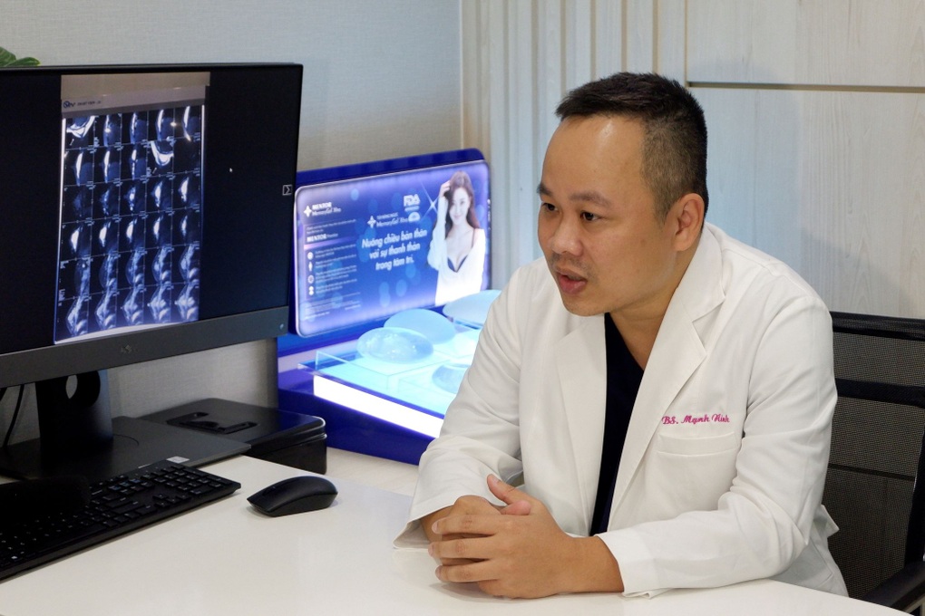 Da ngực mỏng dính, tấy đỏ vì nâng cấp vòng 1 không đau - 2 Da ngực mỏng dính, tấy đỏ vì nâng cấp vòng 1 không đau - 2