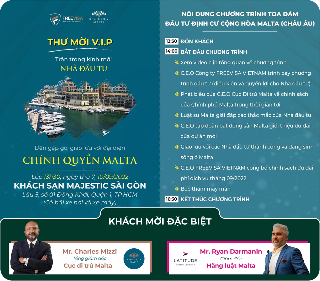 Cơ hội định cư châu Âu khi gặp đại diện Malta - 3