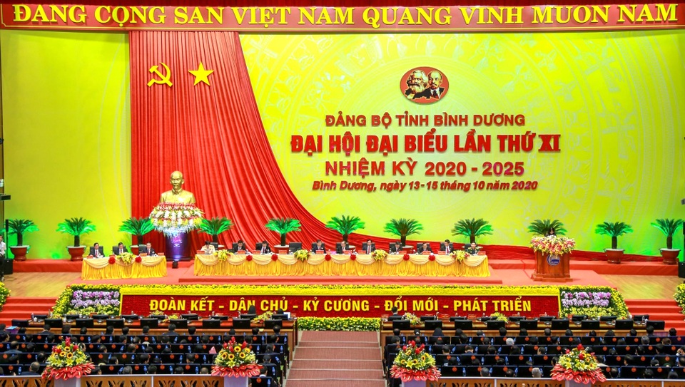 Đại hội Đảng bộ tỉnh Bình Dương khai mạc phiên trù bị - 1 Đại hội Đảng bộ tỉnh Bình Dương khai mạc phiên trù bị - 1