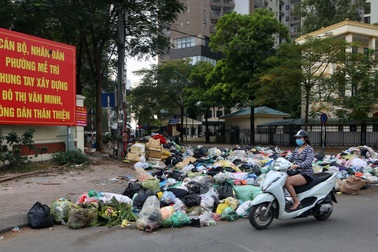 Hà Nội: Rác ngập ngụa nhiều tuyến phố, lãnh đạo phường "nhức hết cả đầu"!
