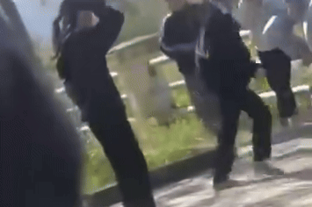 Nữ sinh lớp 10 bị đánh hội đồng ở bờ kè giữa tiếng hò reo của nhiều người - 1