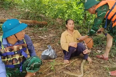 Người phụ nữ mắc kẹt trong rừng suốt một tuần do mưa lũ