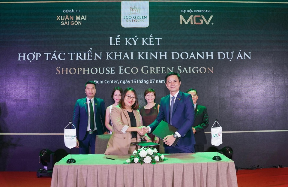 Xuân Mai Sài Gòn và MGV ký kết hợp tác triển khai kinh doanh Shophouse dự án Eco Green Saigon - 1 Xuân Mai Sài Gòn và MGV ký kết hợp tác triển khai kinh doanh Shophouse dự án Eco Green Saigon - 1