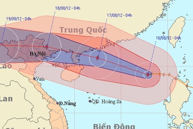 Chiều tối nay bão ảnh hưởng trực tiếp đến Quảng Ninh- Hải Phòng