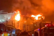 Cháy hộp đêm đang sửa chữa ở Campuchia, ít nhất 6 người chết