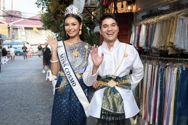 Hành trình về quê nhà Thái Lan của Á hậu Miss Cosmo gây sốt mạng xã hội