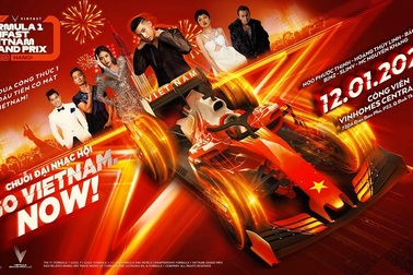 Đại nhạc hội chào đón Chặng đua F1 đầu tiên tại Việt Nam