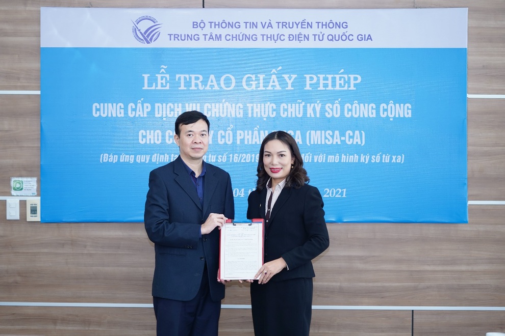 MISA được cấp phép cung cấp dịch vụ chữ ký số từ xa, không cần USB Token - 1 MISA được cấp phép cung cấp dịch vụ chữ ký số từ xa, không cần USB Token - 1