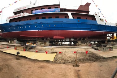 Hạ thủy tàu 170 tỷ đồng "rút ngắn" khoảng cách với Bạch Long Vĩ