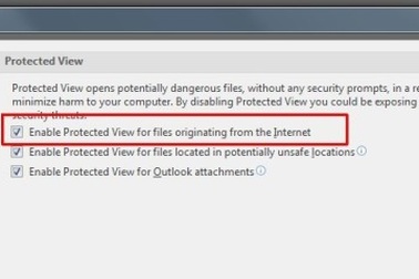 Mẹo tắt chế độ Protected View của MS Word khi tải tài liệu từ Internet