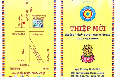 Lễ động thổ xây dựng, trùng tu, tôn tạo quần thể chùa Vạn Phúc