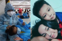 Diễn viên Kim Đào và con trai về nhà sau điều trị Covid-19 thành công