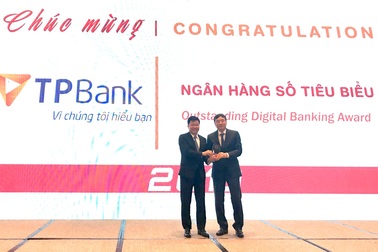TPBank tiếp tục được vinh danh là "Ngân hàng số tiêu biểu"