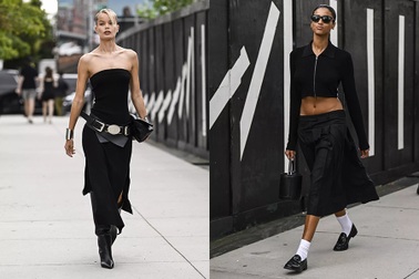 Mặc đồ đen từ đầu đến chân thế nào để trông sành điệu?