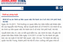 Bài 40: Báo Nhân dân, Công an Nhân dân vào cuộc, vụ án 194 phố Huế vẫn là "ẩn số"