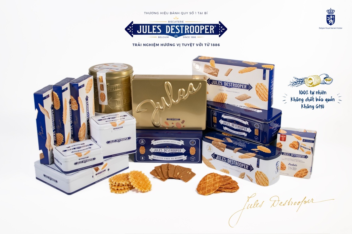 Thương hiệu bánh Bỉ mê hoặc toàn cầu Jules Destrooper - 1 Thương hiệu bánh Bỉ mê hoặc toàn cầu Jules Destrooper - 1