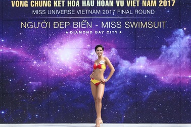 H’Hen Niê, Lê Thu Trang ấn tượng trong phần thi Người Đẹp Biển