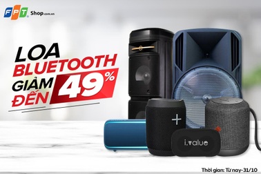 Top 3 loa bluetooth đáng mua tại FPT Shop trong tháng 10