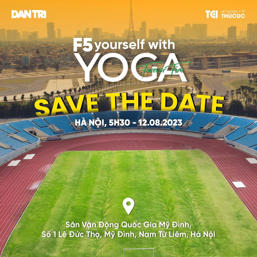 Báo Dân trí và Thu Cúc TCI lần đầu tổ chức F5 yourself with Yoga - 3 Báo Dân trí và Thu Cúc TCI lần đầu tổ chức F5 yourself with Yoga - 3