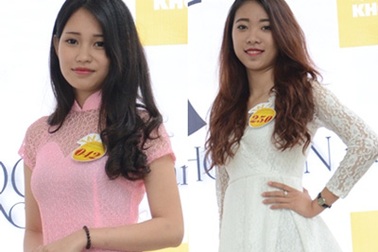 Ngắm vẻ đẹp của nữ sinh thanh lịch ĐHQG Hà Nội 2015