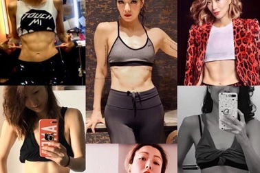 Dáng vóc và cơ bụng đáng ghen tị của diva 47 tuổi Trịnh Tú Văn