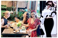 Ở tuổi 34, Lã Thanh Huyền ngày càng sang chảnh bên hội bạn thân