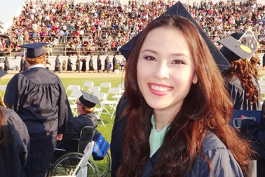 Á hậu Thái Như Ngọc tốt nghiệp 2 Đại học danh tiếng của Mỹ