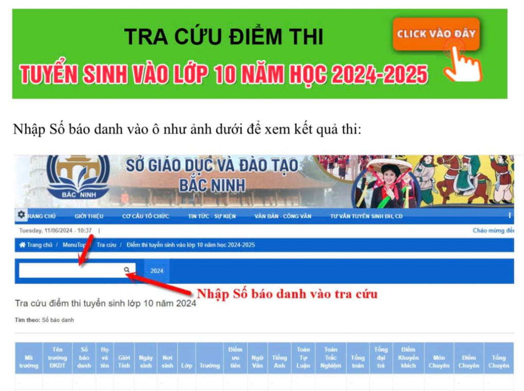 Tra cứu điểm thi lớp 10 Đồng Nai, Bắc Ninh, Thái Bình, Tây Ninh - 3 Tra cứu điểm thi lớp 10 Đồng Nai, Bắc Ninh, Thái Bình, Tây Ninh - 3