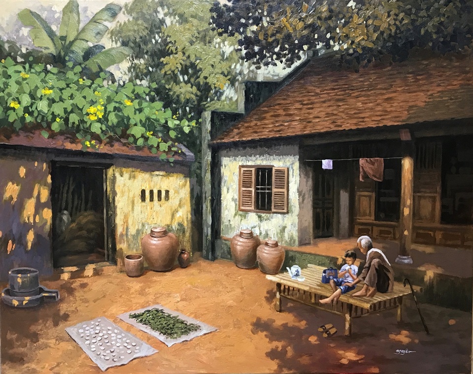 Hồn quê thân thương qua những nét vẽ của họa sĩ 9X - 4 Hồn quê thân thương qua những nét vẽ của họa sĩ 9X - 4