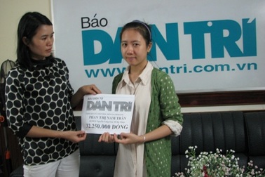 Hơn 32 triệu đồng đến với Phan Thị Nam Trân