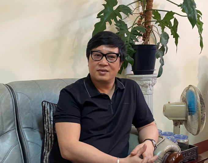 Họa sĩ, đạo diễn Bùi Mạnh Quang. Ảnh: Trần Hoàn