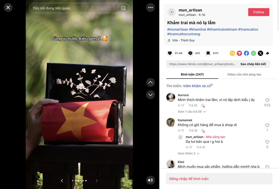 Gen Z kể gì trên Threads, TikTok mà vực dậy cả làng nghề truyền đời? - 12 Gen Z kể gì trên Threads, TikTok mà vực dậy cả làng nghề truyền đời? - 12